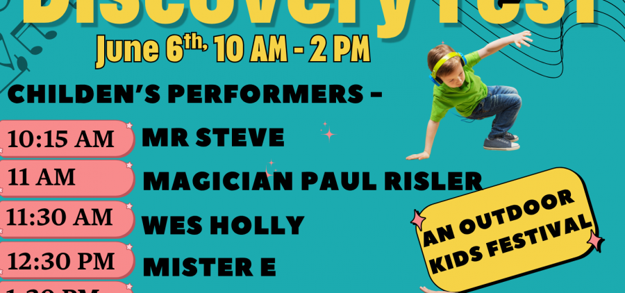 An image with information about the 2026 Discovery Fest.