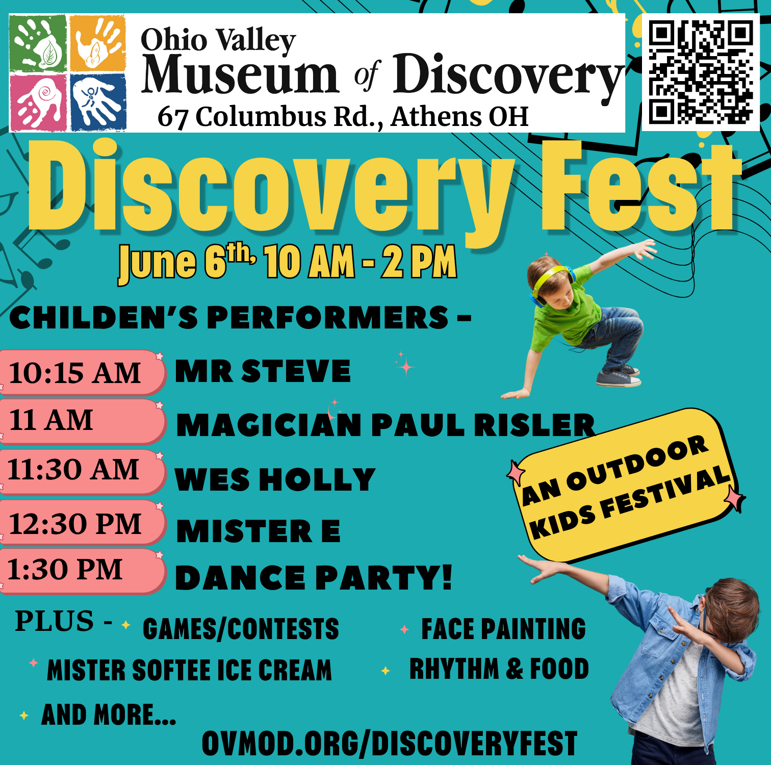 An image with information about the 2026 Discovery Fest.