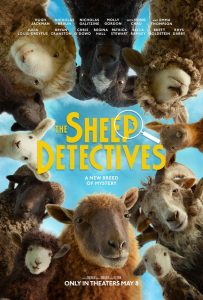 An image of the poster for the film "The Sheep Detectives." 