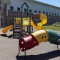 A playground behind the Athens Community Center.