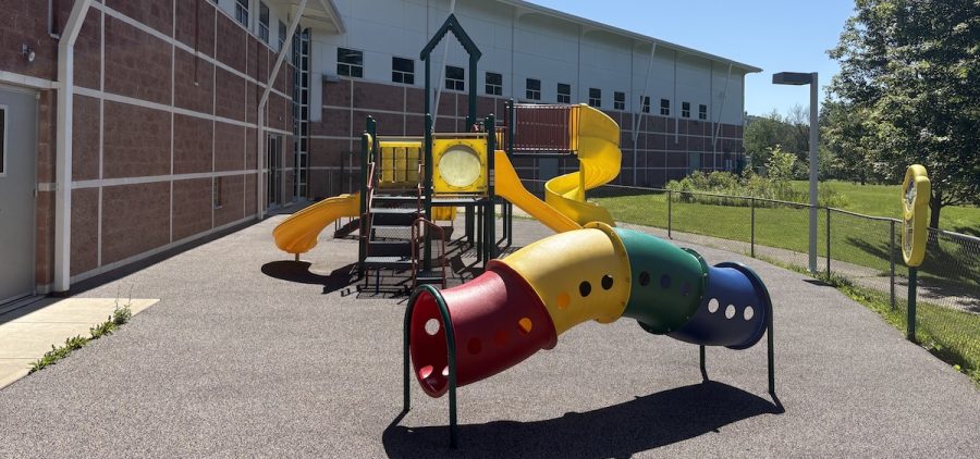 A playground behind the Athens Community Center.
