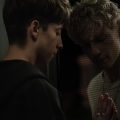 Naim (Joe Bird) and Ryan (Stacy Clausen) in "Leviticus" Neon