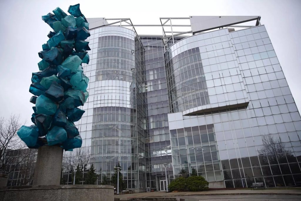 Goodyear Polymer Center as seen from the outside