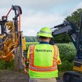 Spectrum workers oversee construction as the company works to expand broadband access in Ohio. [Wes Shirley | Charter Communications]