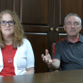 Superintendent Phil Howard and Treasurer Teresa Hall of Jackson City School District [Jenna Bolton | WOUB Public Media]