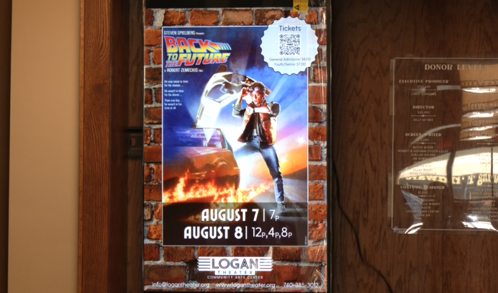 "Back to the Future" movie poster.