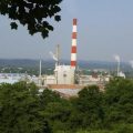 The Chillicothe Paper Mill seen from a far away hill