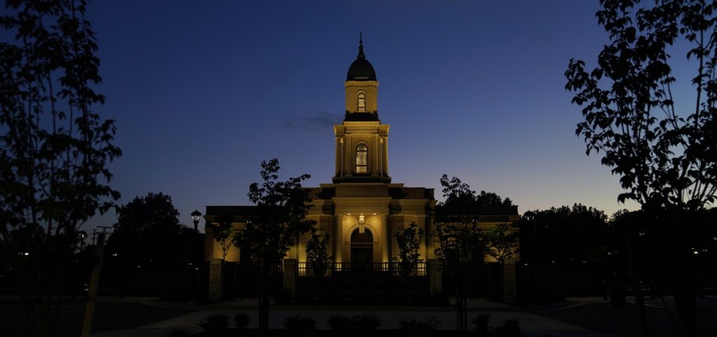 The new Church of Jesus Christ of Latter-Day Saints temple in Independence, Ohio