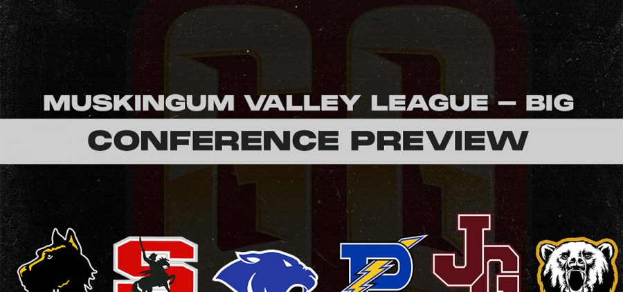 A graphic that shows all the teams in the Muskingum Valley League-Big division.