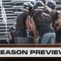 The Tri-Valley Scotties breaking the huddle during a summer practice.