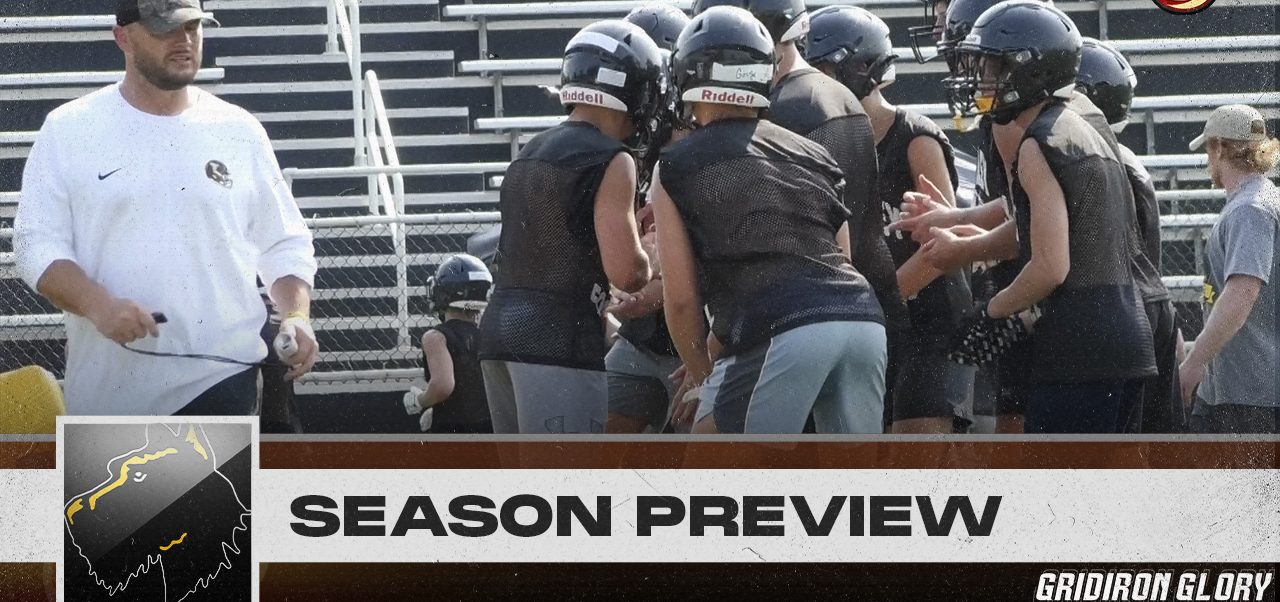 The Tri-Valley Scotties breaking the huddle during a summer practice.
