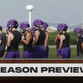 The Unioto Tanks players standing at practice.