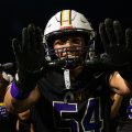 Unioto player celebrating a win against the Jackson Ironmen.