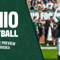Ohio Football Preview Image with DJ Walker celebrating