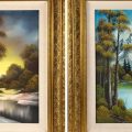 Two original Bob Ross paintings created in Dayton will be auctioned Sept. 15 in Cincinnati.