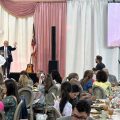 First Lady Fran DeWine and Gov. Mike DeWine at their final First Lady’s Luncheon.