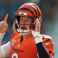 Cincinnati Bengals quarterback Joe Burrow calls a play during the second half of an NFL football game
