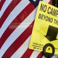 Flags denote a voting zone northeast of Columbus.